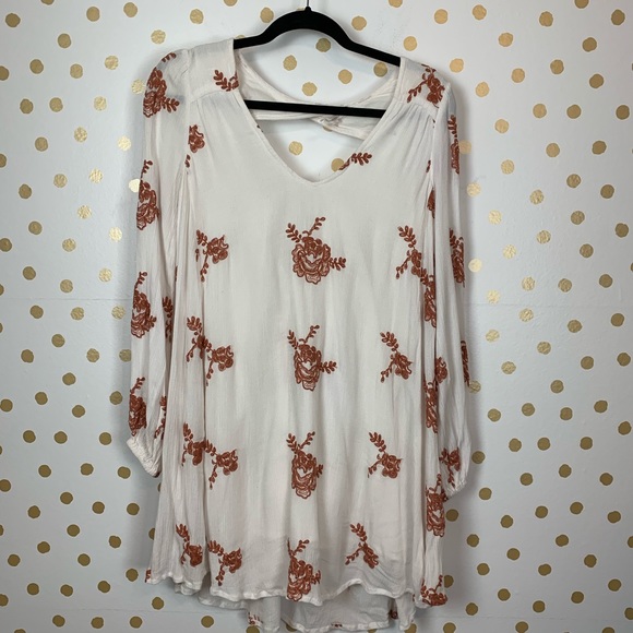 Free People Emma Embroidered Boho Swing Dress - Picture 3 of 8